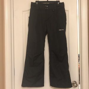 Black Arctix snow pants. Size Medium. Short Inseam.